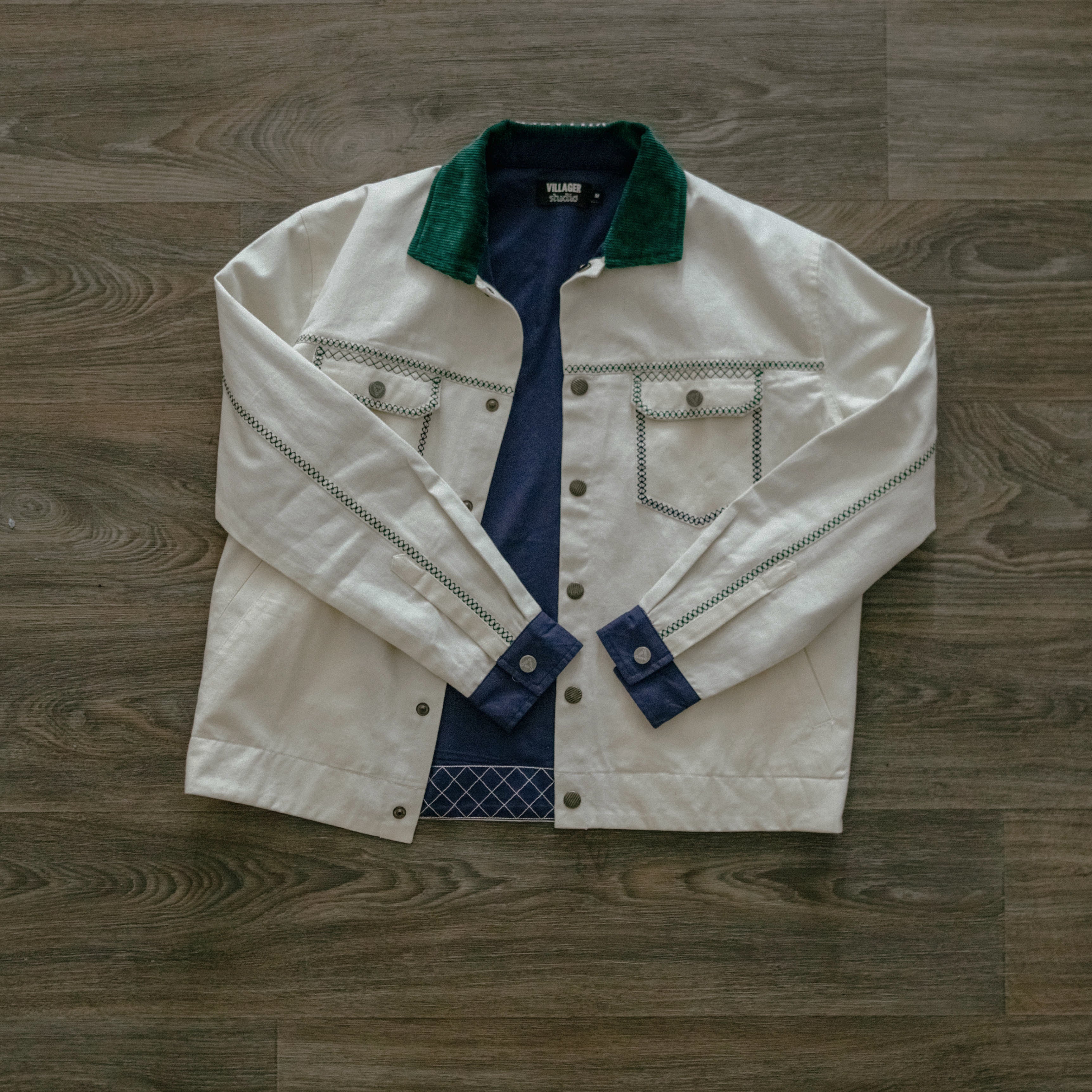 Embroidered Worker Jacket