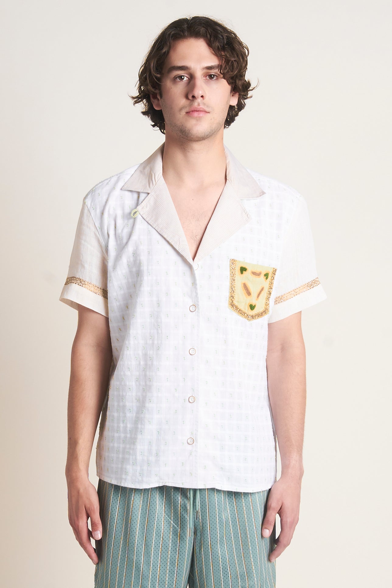 Mint Chutney Camp Collar Shirt