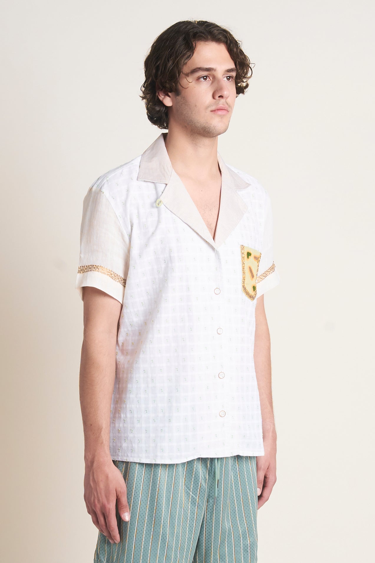 Mint Chutney Camp Collar Shirt