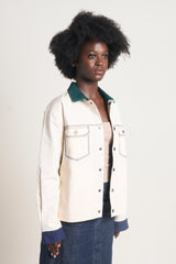 Embroidered Worker Jacket