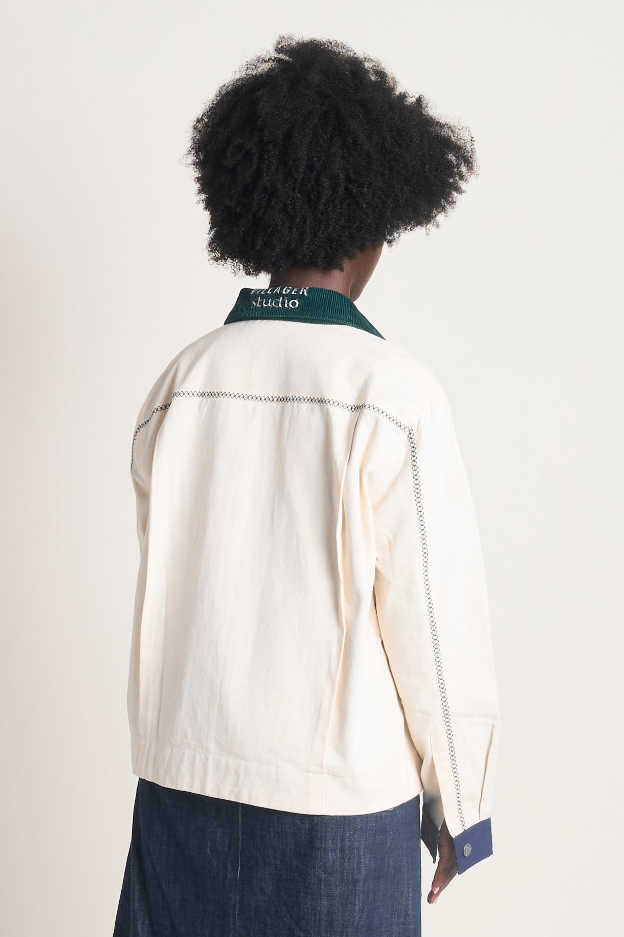 Embroidered Worker Jacket